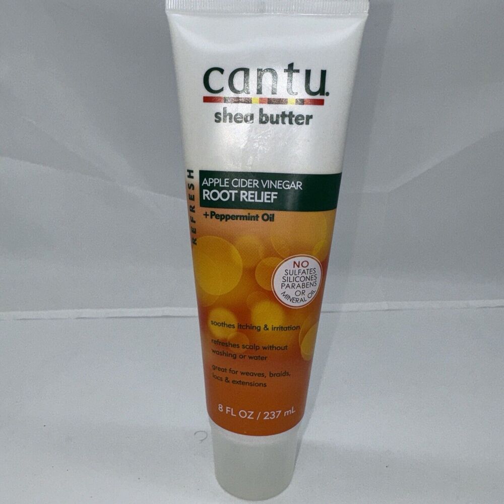 Cantu Refresh Root Relief with Apple Cider Vinegar and Peppermint Oil,‎ 8 Ounce